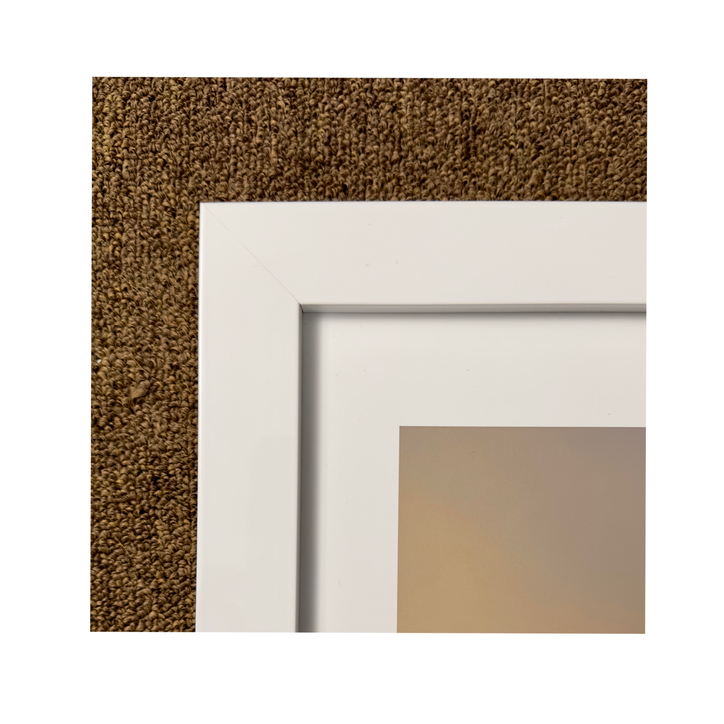 Pastel Field in Fog (Framed)