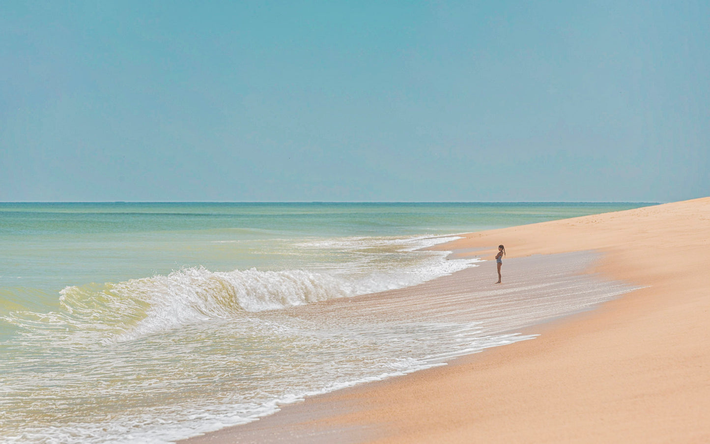 Girl On A Beach