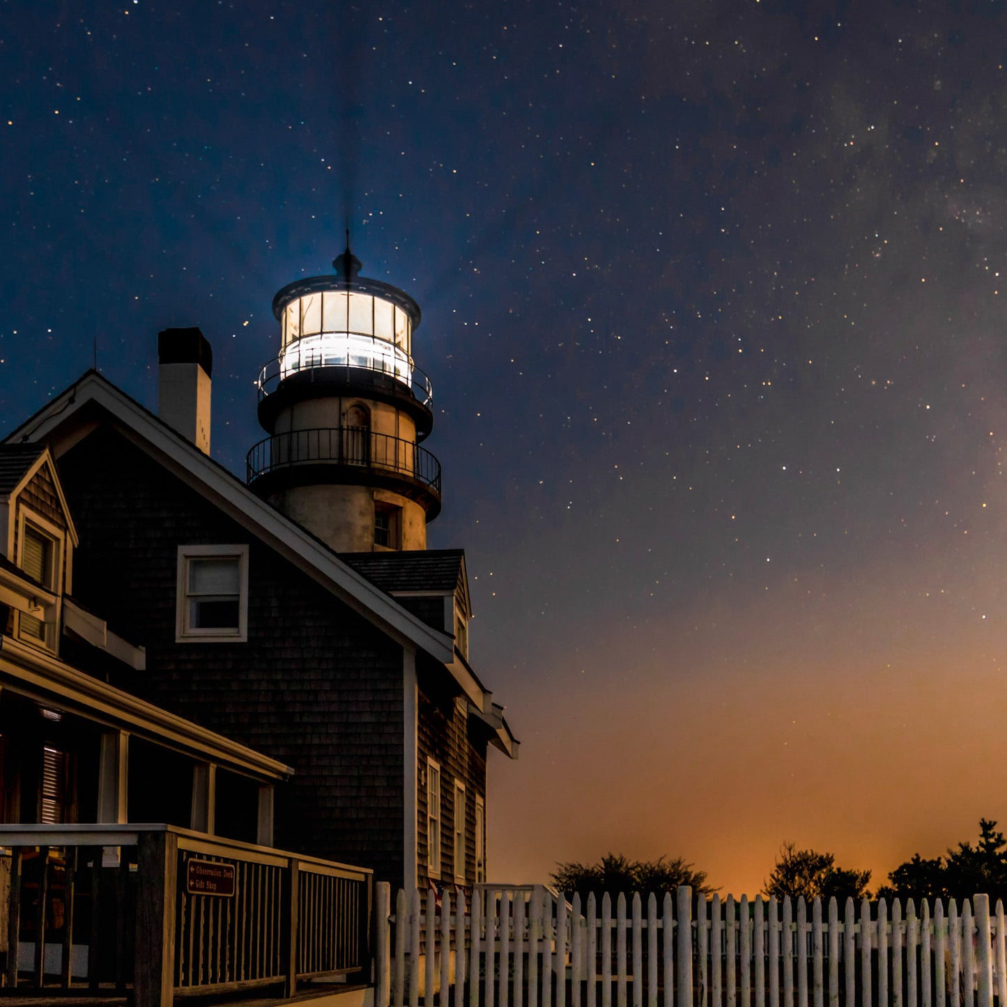 Highland Light At Twilight
