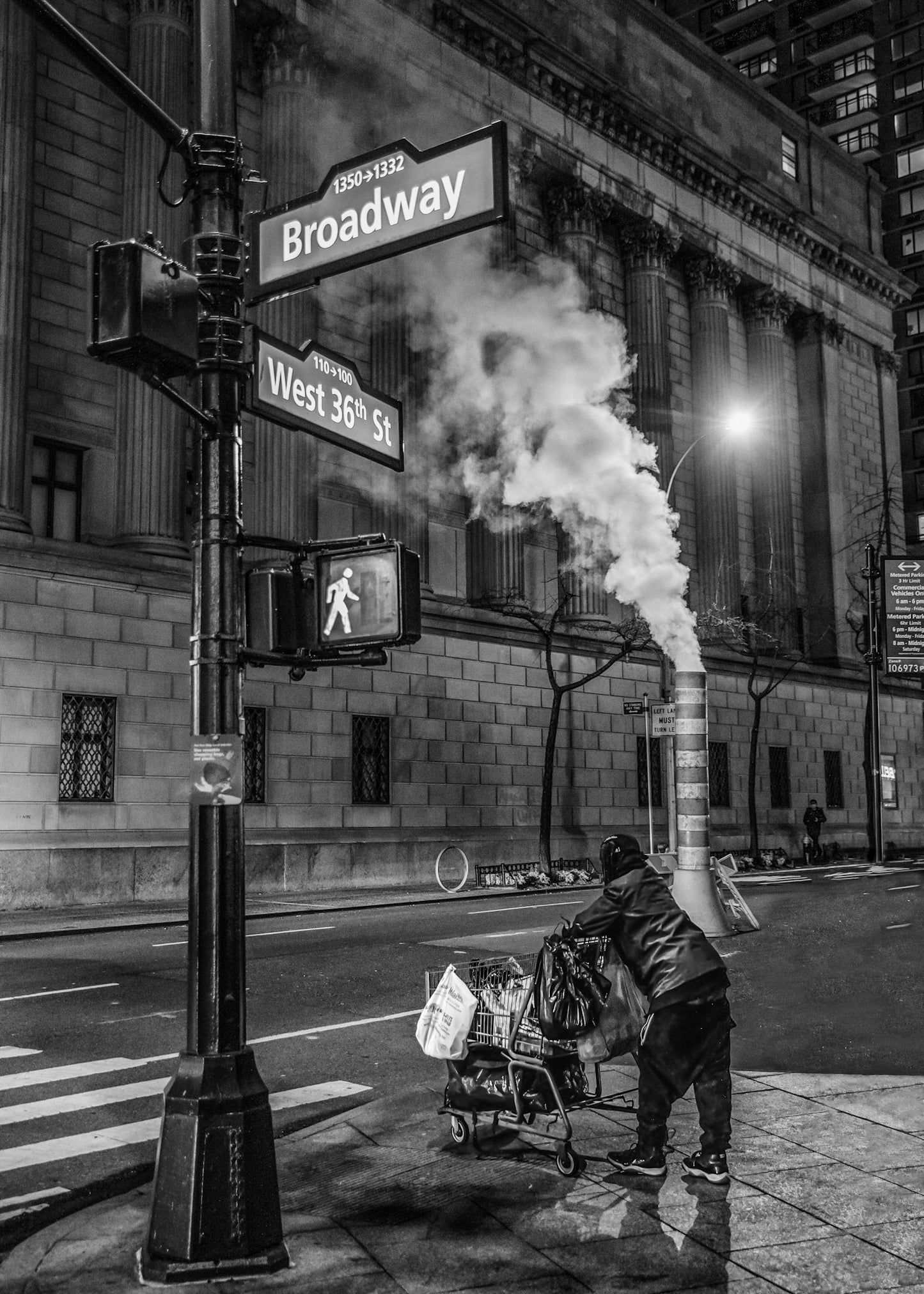 Lower Broadway At Night
