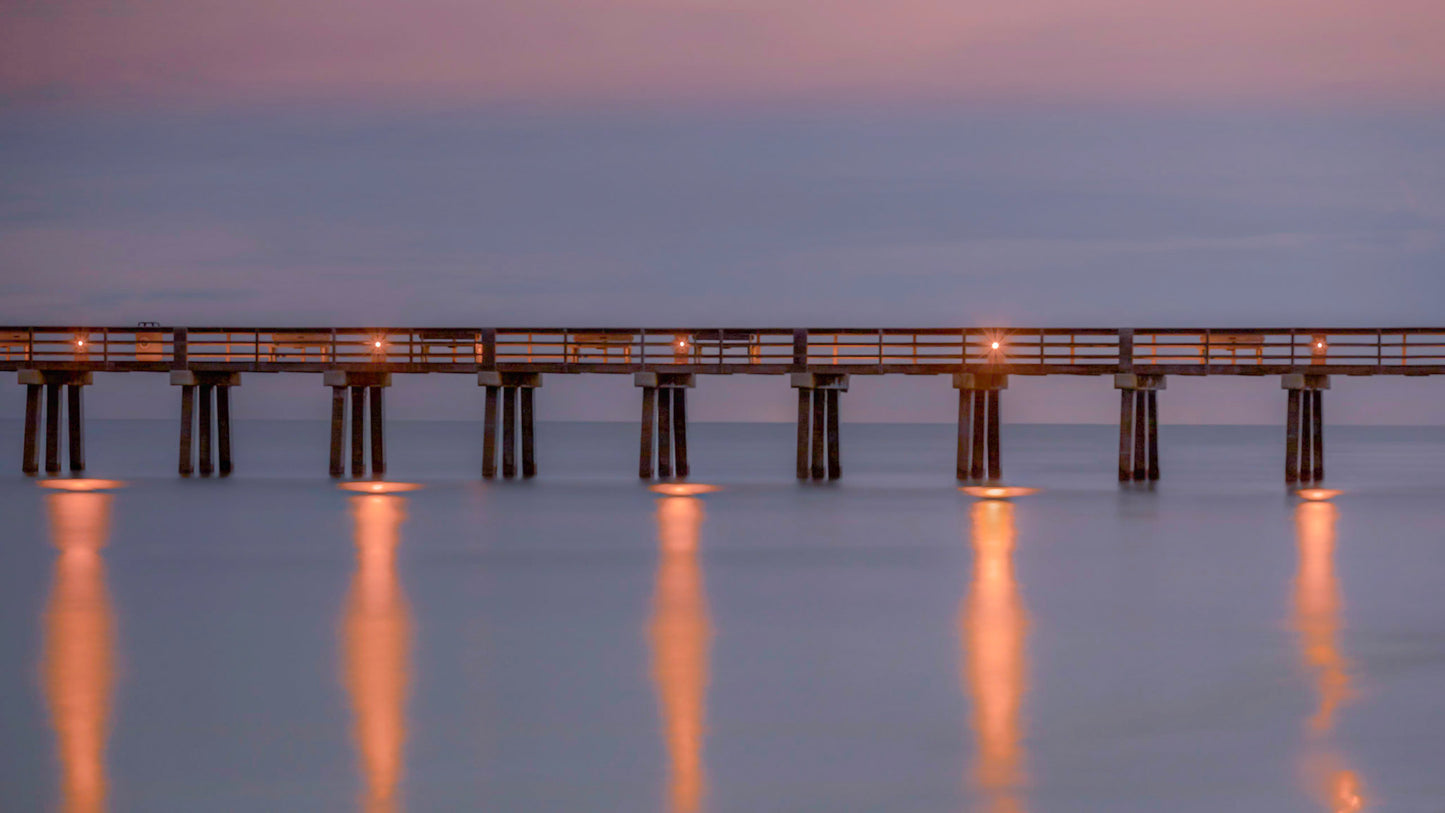 Naples Pier Reflections